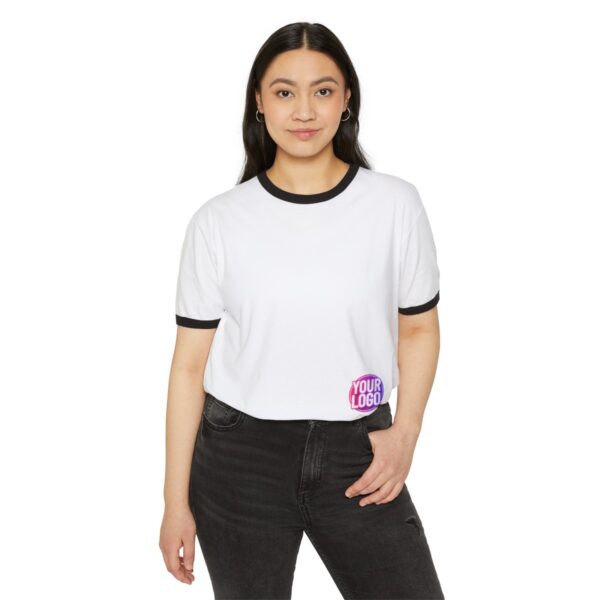 Unisex Cotton Ringer T-Shirt - Image 3
