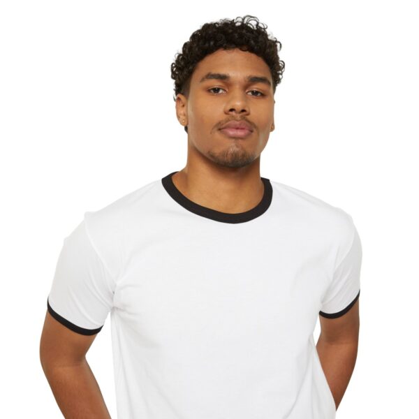 Unisex Cotton Ringer T-Shirt - Image 8