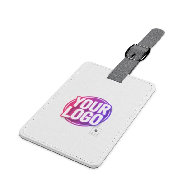 Saffiano Polyester Luggage Tag, Rectangle - Image 2