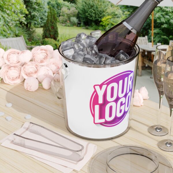Ice Bucket with Tongs - Image 8