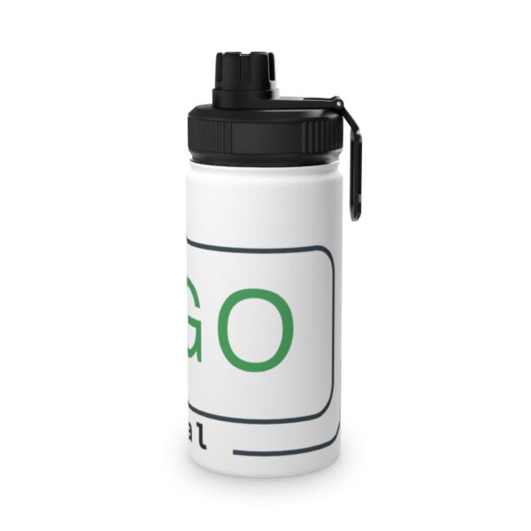 Stainless Steel Water Bottle, Sports Lid - Image 4