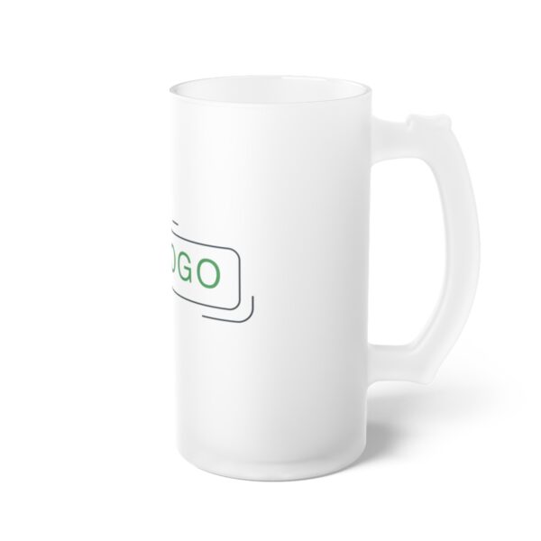 Frosted Glass Beer Mug - Image 4