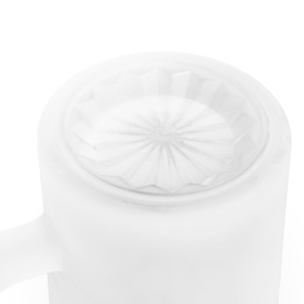 Frosted Glass Beer Mug - Image 5
